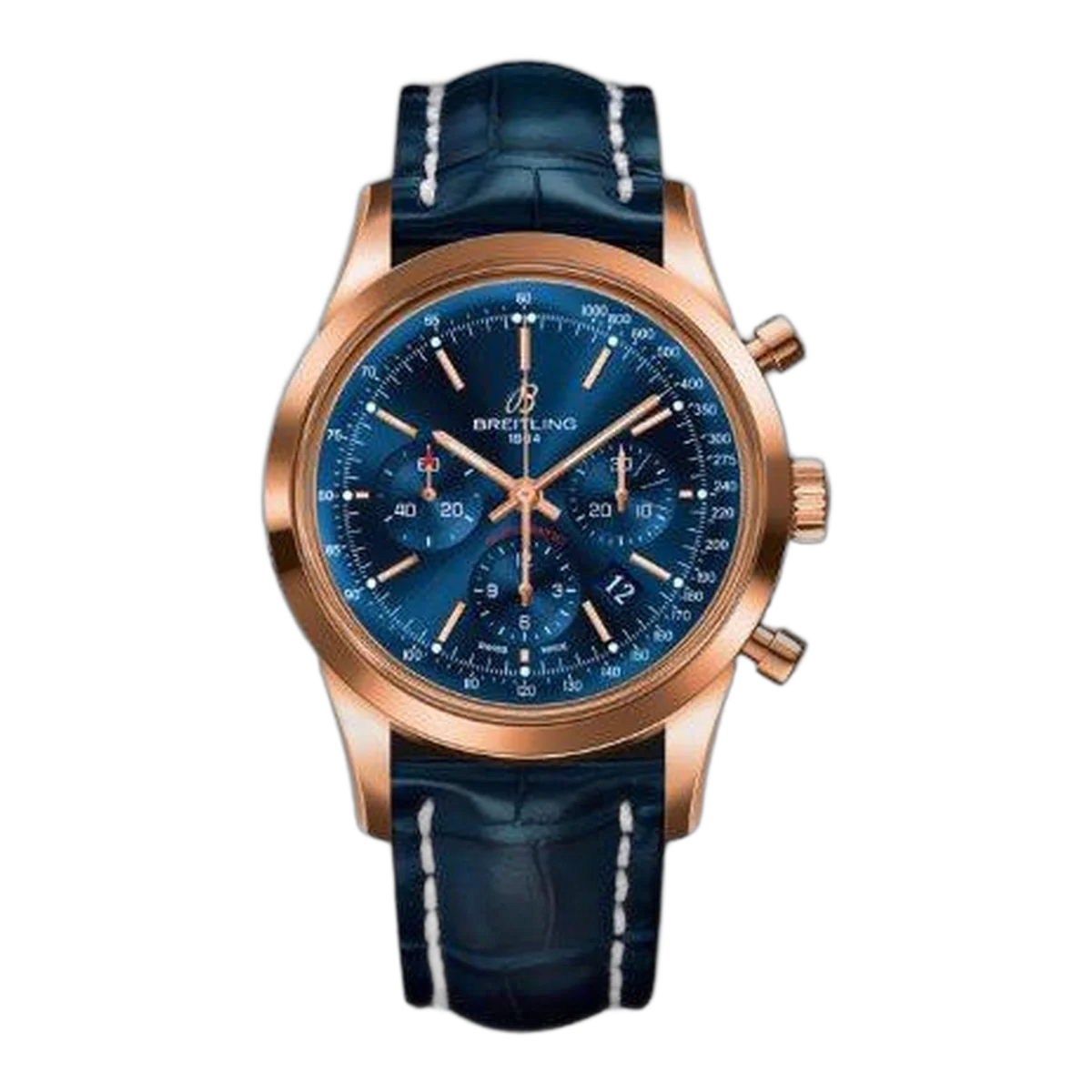 Breitling Transocean Chronograph 18Kt Rose Gold 43Mm Men's Watch
