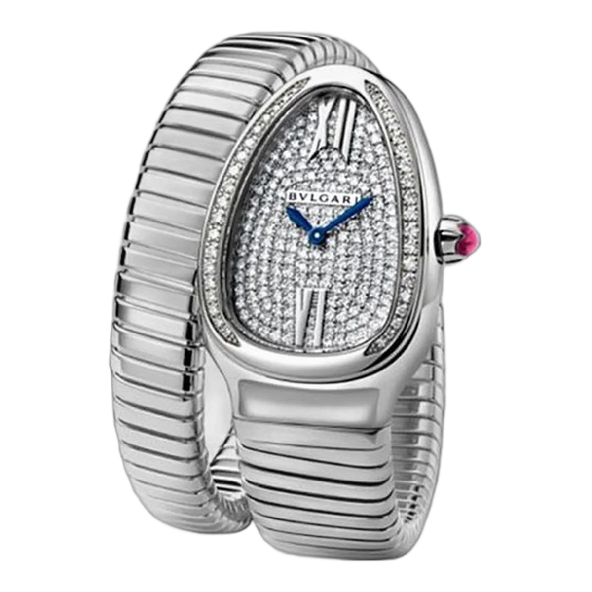 Bulgari Serpenti Tubogas Diamond 35mm Damenarmbanduhr
