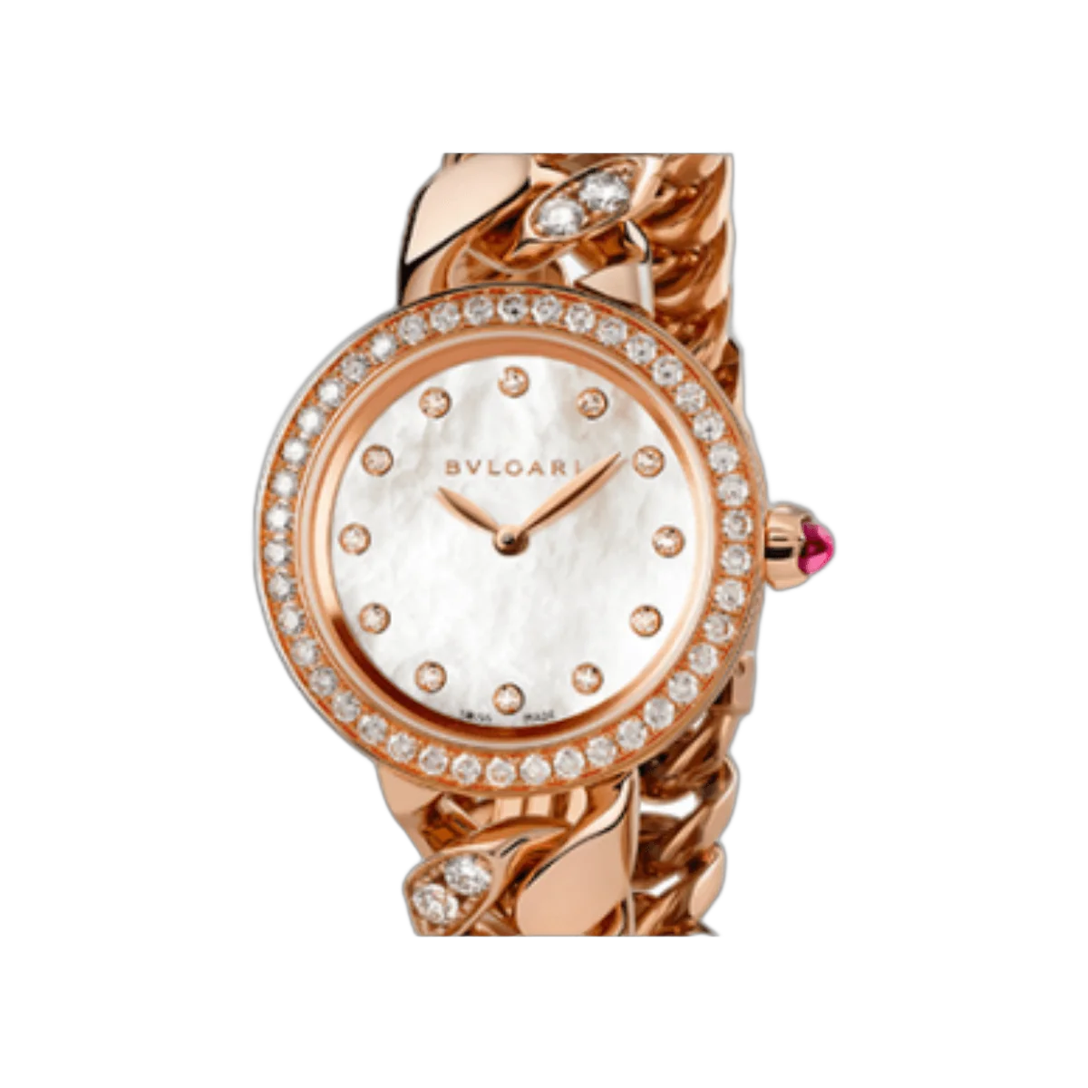 Bvlgari Bulgari Catene 102037 玫瑰金 MOP 表盘