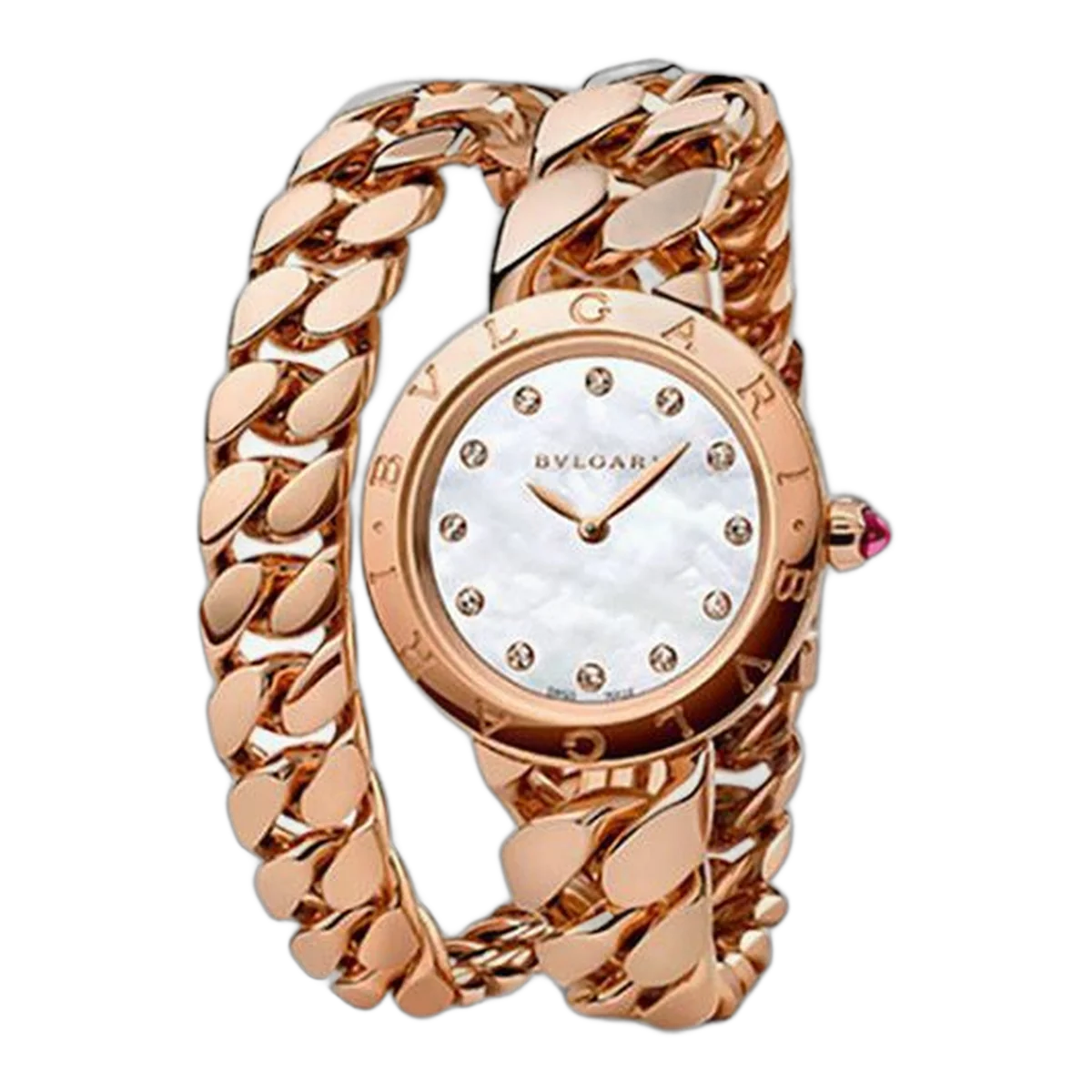 Bvlgari Bulgari Catene 31Mm Damenuhr mit Rotgoldgehäuse