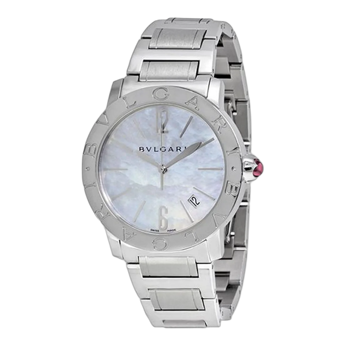 Bvlgari Bvlgari-Bvlgari 珍珠母贝表盘女士腕表