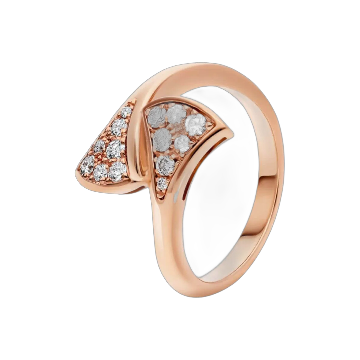 Bvlgari Divas Dream 356496 AN858647 18k Pave Diamonds Ring