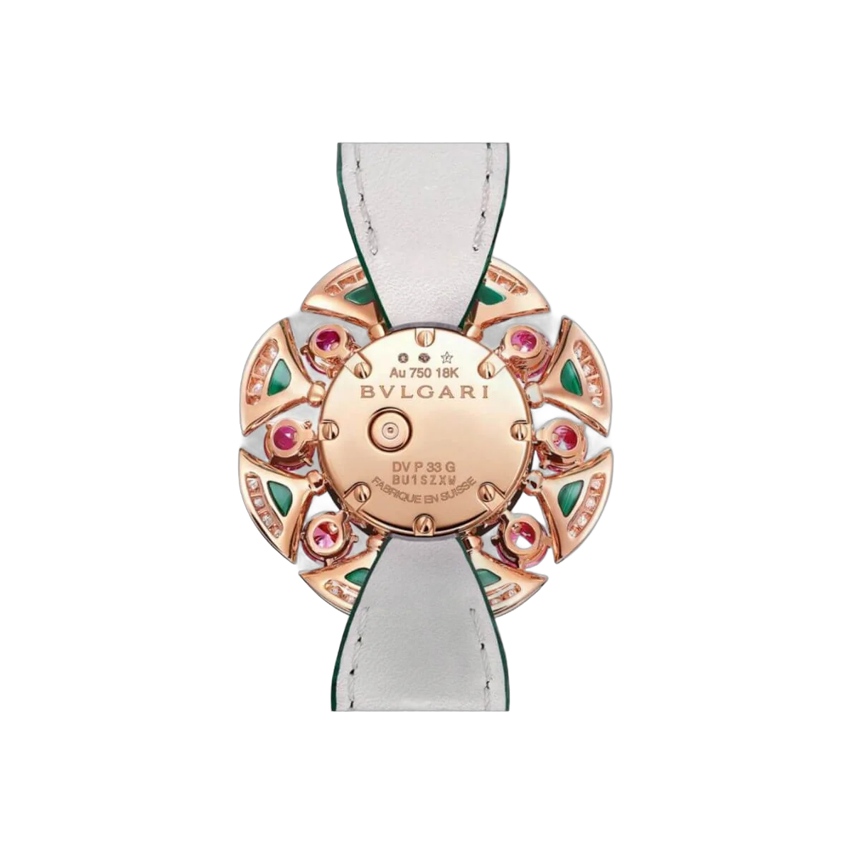 Bvlgari Divas' Dream Uhr 103636 Rotgoldgehäuse Perlmuttzifferblatt