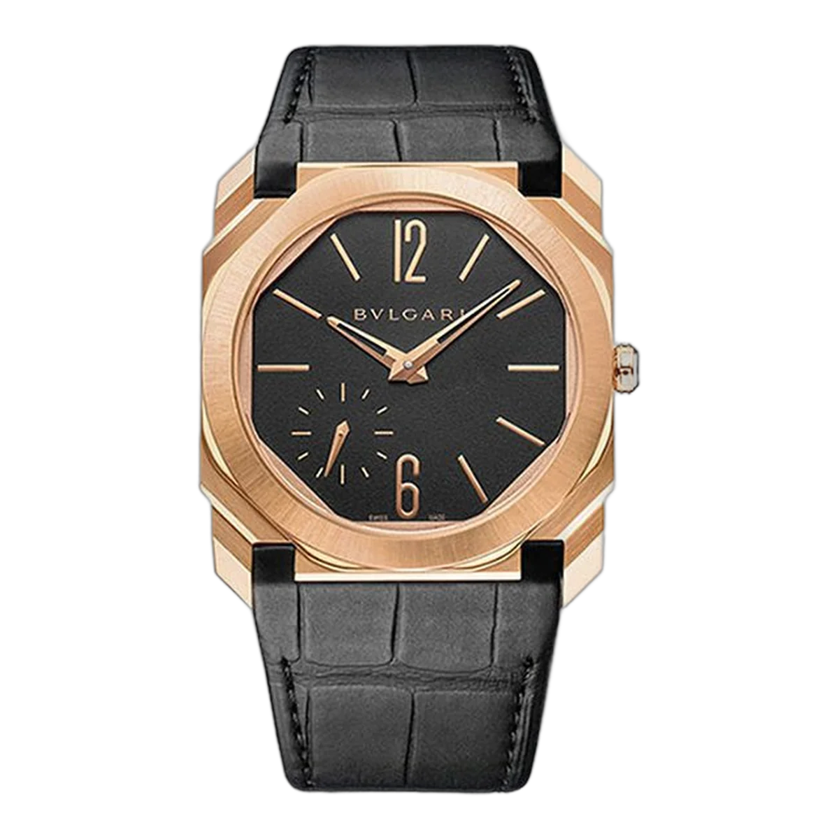 Bvlgari Octo Finissimo Automatic Black Dial Men's Watch