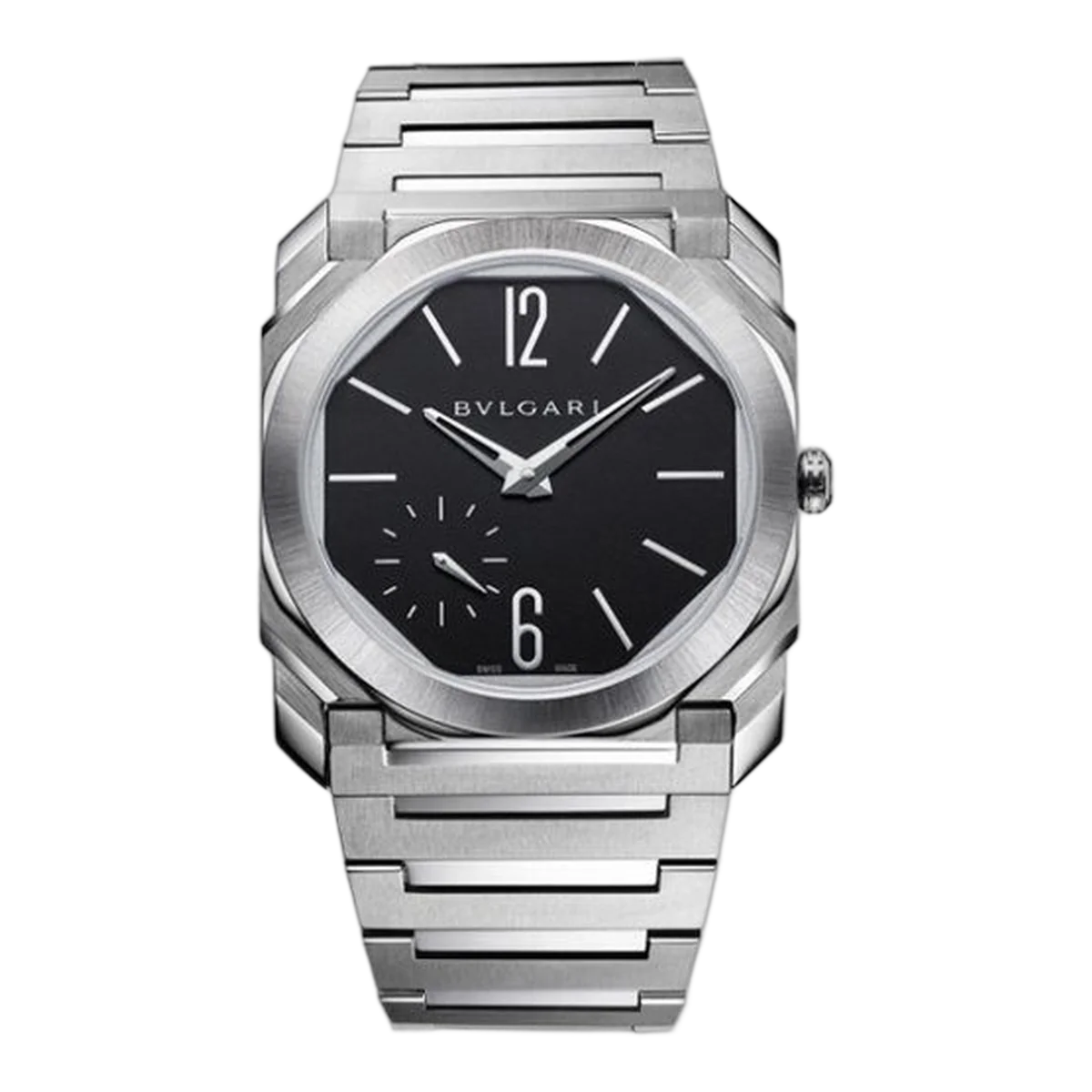 Bvlgari Octo Finissimo 自动缎面抛光钢男士手表