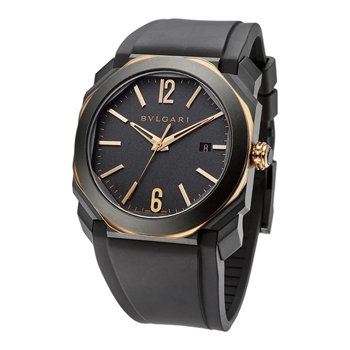 Bvlgari Octo Ultranero Solo Tempo 41 mm Herrenuhr