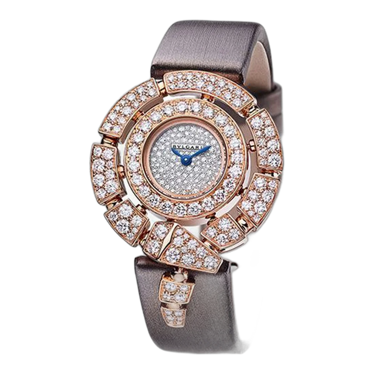 Bvlgari Serpenti Jewellery Snow-Pavé Diamond Dial 30Mm Ladies Watch