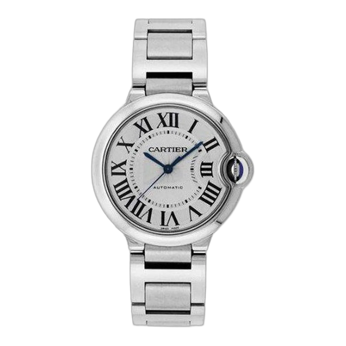 Cartier Ballon Bleu Stainless Steel 36.6Mm Ladies Watch