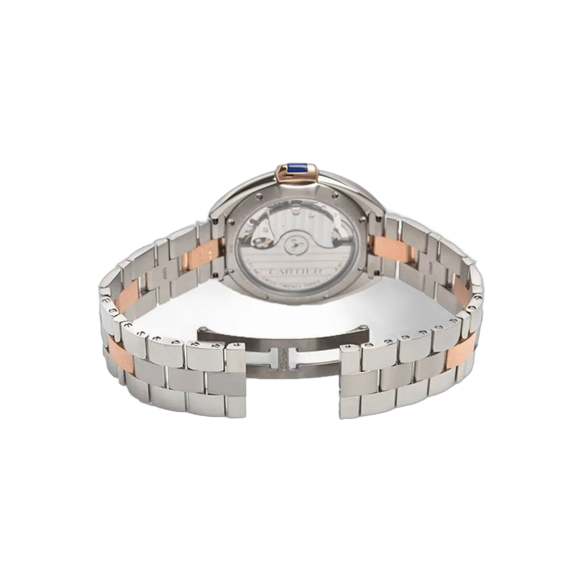 Cartier Cle De Cartier W2CL0003 Edelstahlgehäuse, 35 mm, silbernes Zifferblatt