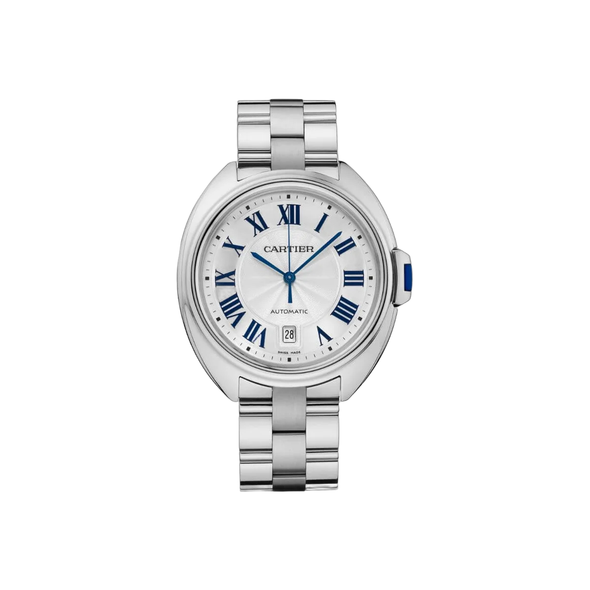Cartier Cle De Cartier WSCL0007 Stainless Steel 40MM Silver Dial