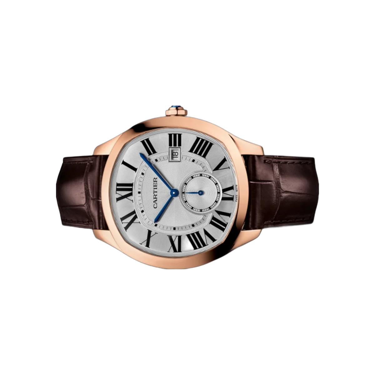 卡地亚 Drive De Cartier WGNM0003 18kt 玫瑰金 40x41 毫米银色表盘男士手表