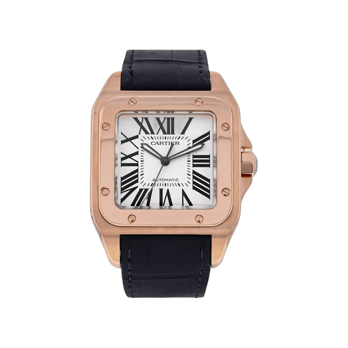 Cartier Santos 100 W20095Y1 Automatic White Dial