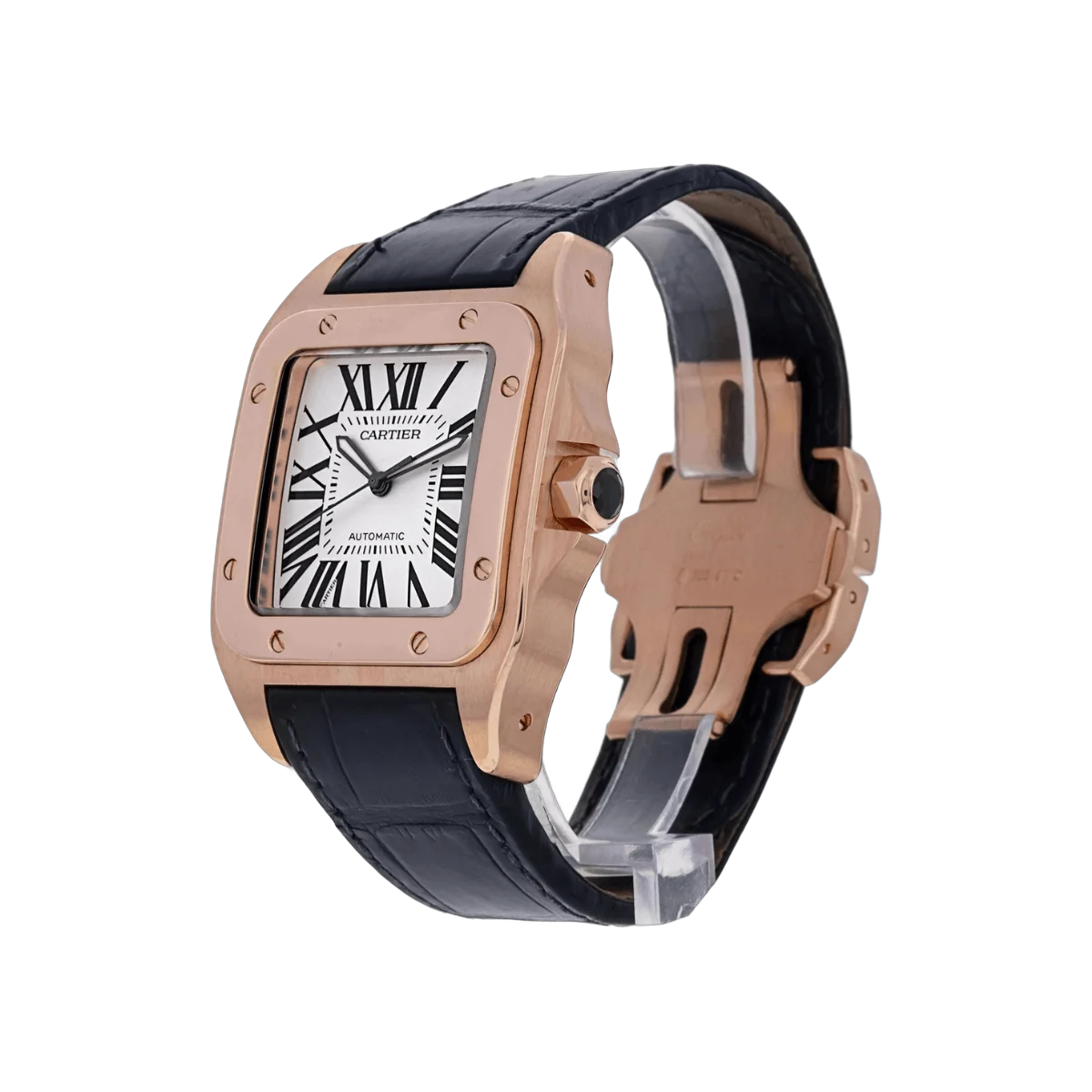 Cartier Santos 100 W20095Y1 Automatic White Dial – additional product photo 3