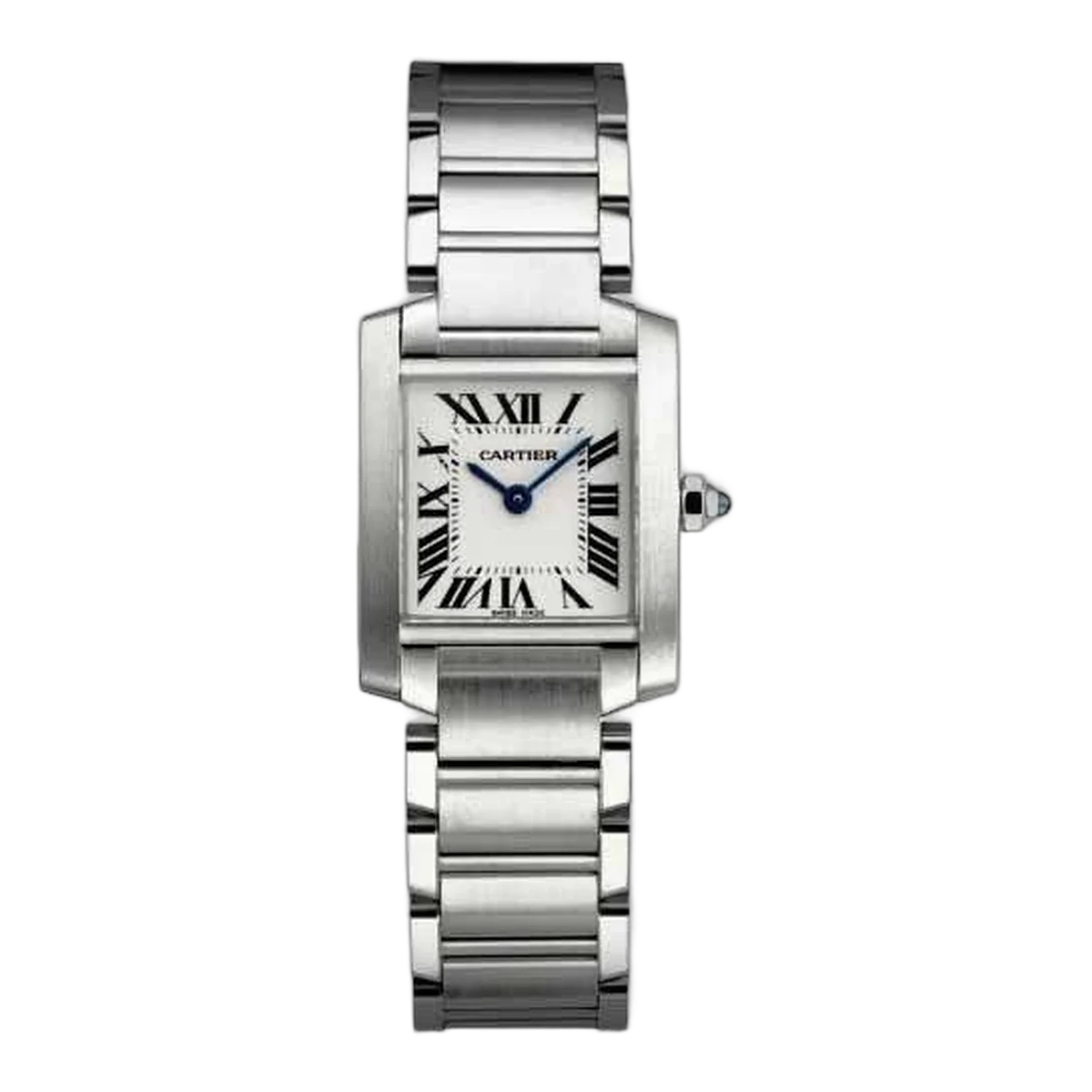 Cartier Tank Francaise 25Mm X 20Mm Stainless Steel Ladies Watch