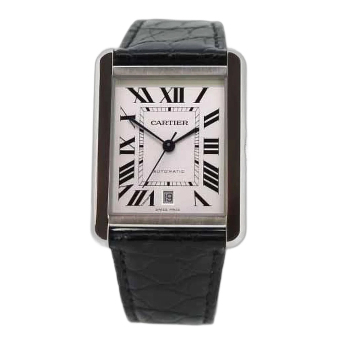 Cartier Tank Solo Extra Large 31Mm X 40.85Mm Stainless Steel Men's Watch