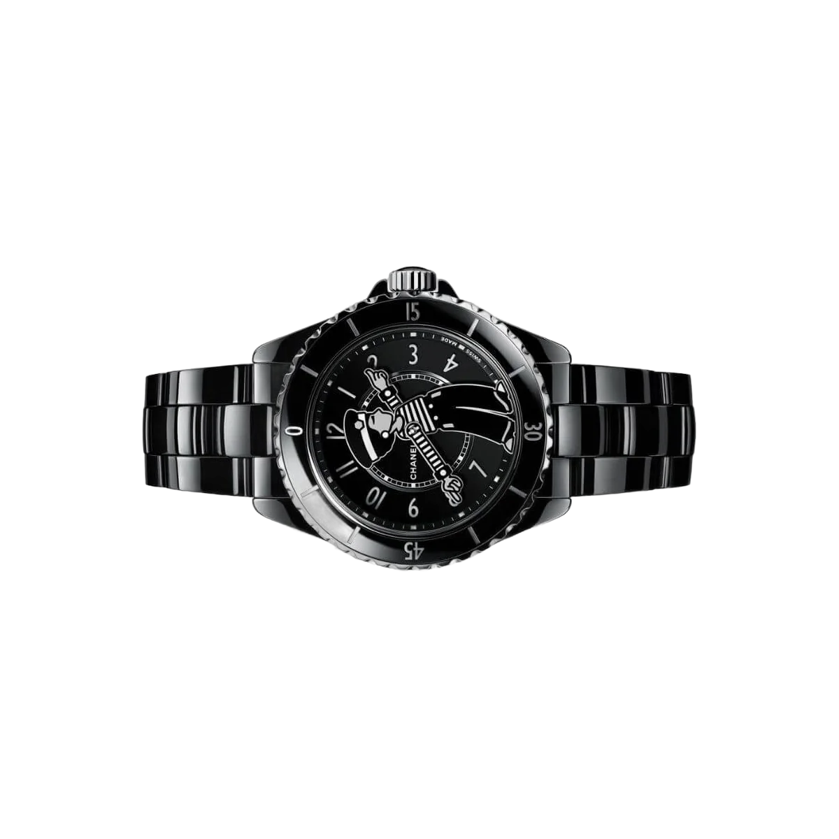 Chanel Mademoiselle J12 H7609 LA Pausa Black Ceramic 38mm