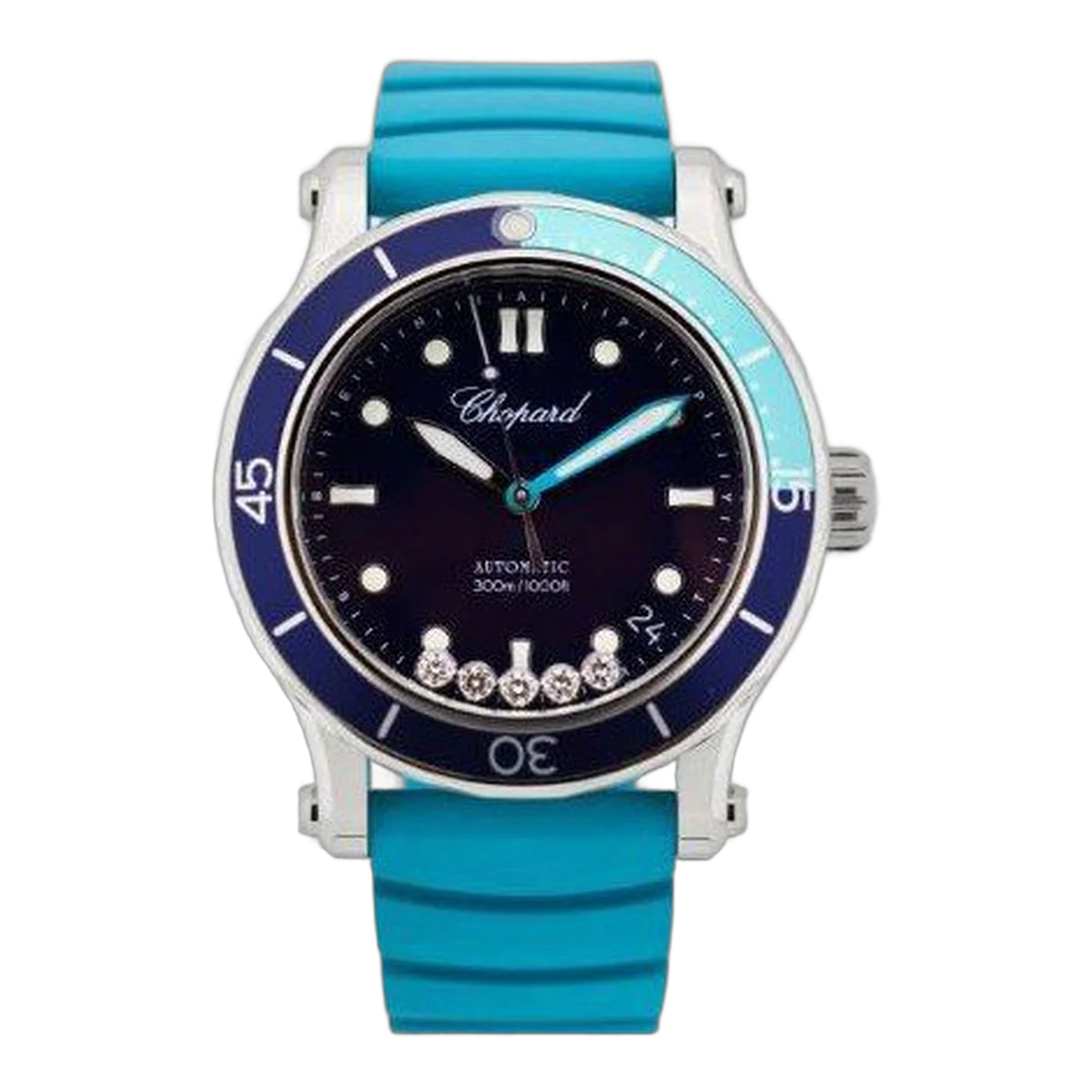 Chopard Happy Ocean Edelstahl 40mm Damenuhr