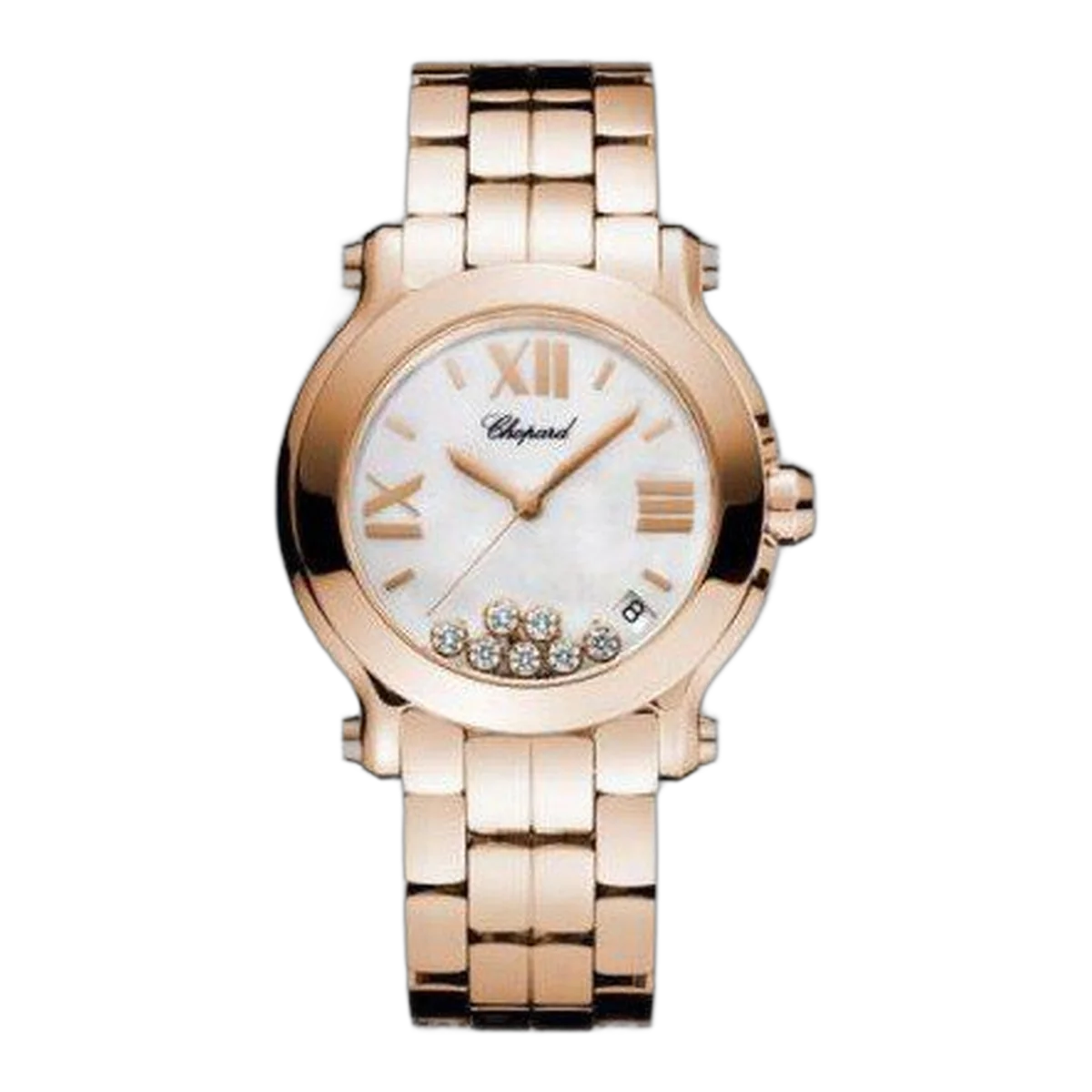 Chopard Happy Sport 18Kt Rose Gold 36Mm Ladies Watch