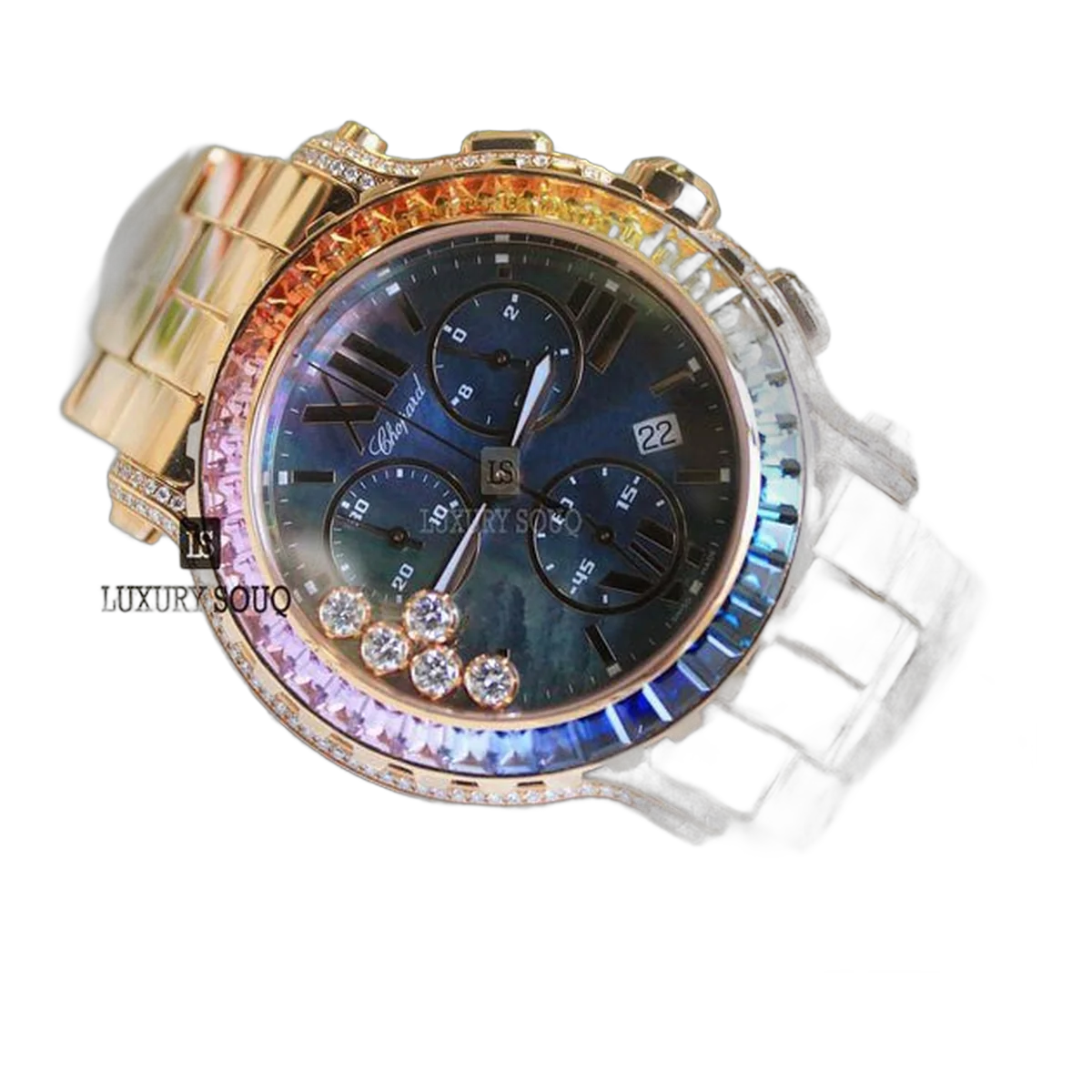 Chopard Happy Sport 42Mm 18K Rose Gold Ladies' Watch