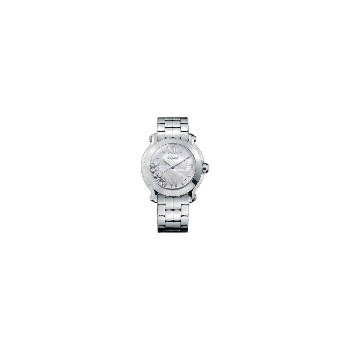 Chopard Happy Sport Armbanduhr aus Edelstahl, 36 mm, für Damen
