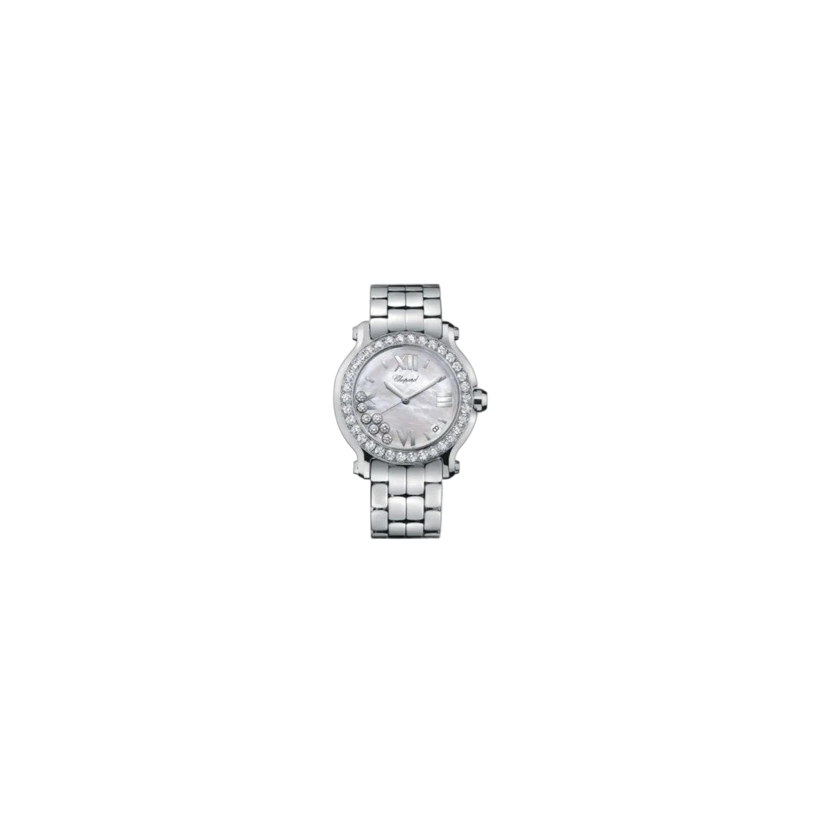 Chopard Happy Sport Armbanduhr aus Edelstahl, 36 mm, für Damen