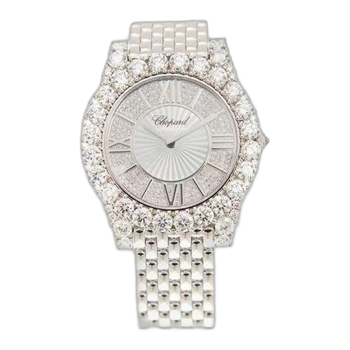 Chopard L'Heure Damenuhr aus 18 Karat Weißgold, 40 mm