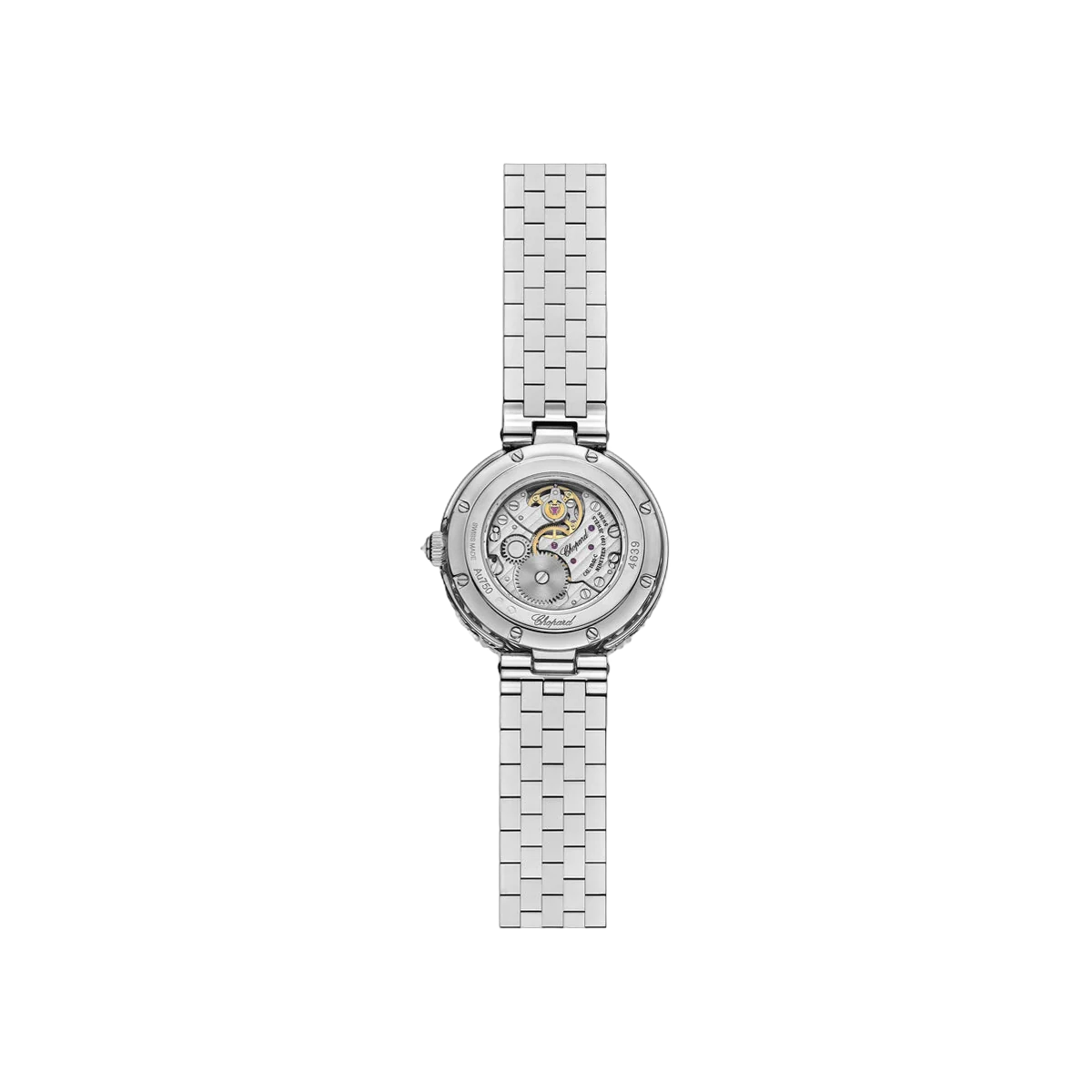 Chopard L'Heure Du Diamant Round 10A178-1314 White Gold Blue Dial 26mm Ladies Watch