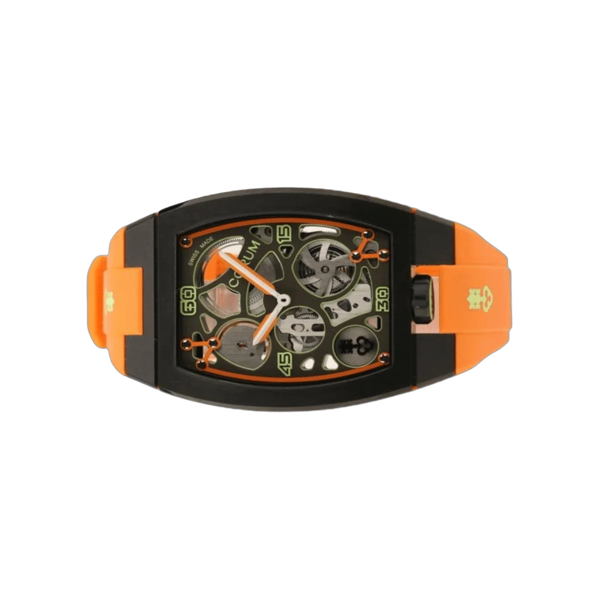 Corum Lab 01 Collection Z410/04323-410.100.95/F374 Titanium Black DLC Treatment 40 mm Orange Dial Men’s Watch – additional product photo 2