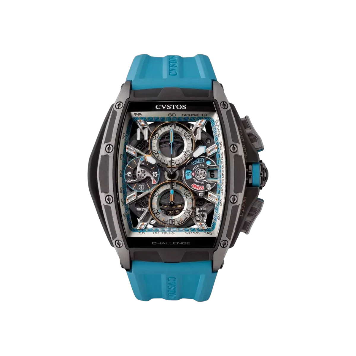 CVSTOS Challenge III Chronograph-S B00107.4176001 Titanium 41mm Skeleton Dial Men’s Watch