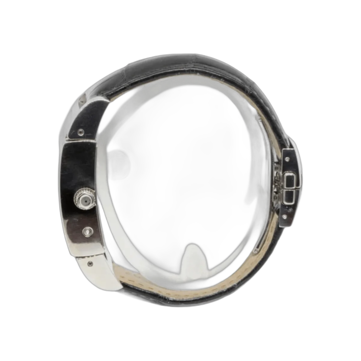 De Grisogono Instrumento UNO GS N02 Grande Seconde Steel On Strap Salmon Dial