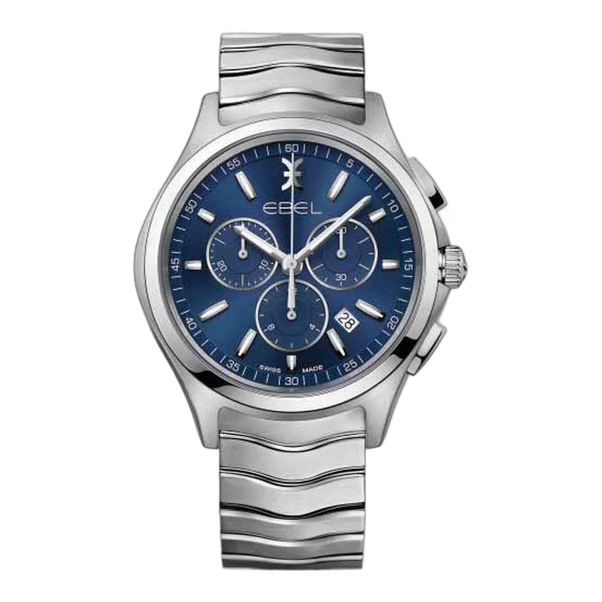 Ebel Wave Chronograph 42Mm Stainless Steel Men's Watch