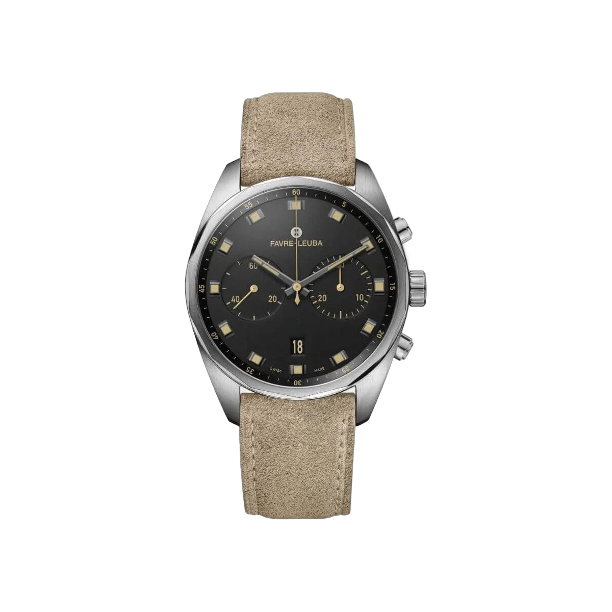 Favre-Leuba Sky Chief 00.10202.08.10.48 كرونوغراف أوتوماتيك مينا سوداء