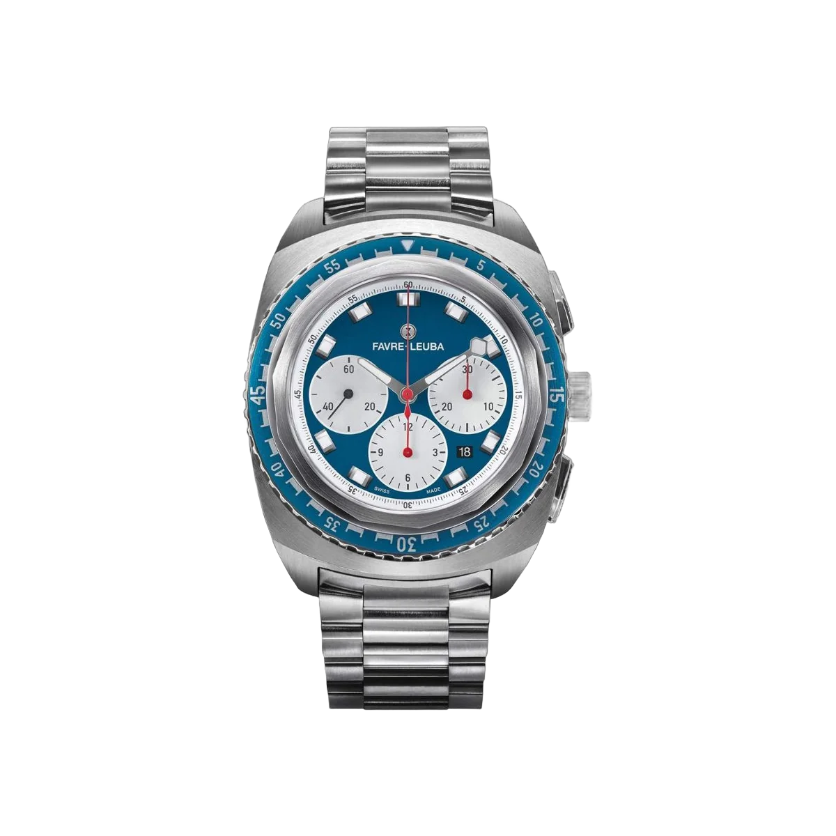 Favre-Leuba Raider Sea Sky 00.10103.08.52.20 Chronograph Blue Dial