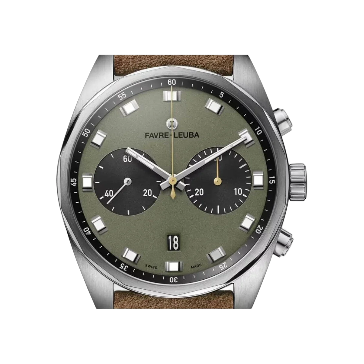 Favre-Leuba Sky Chief 00.10202.08.27.50 كرونوغراف أوتوماتيك مينا أخضر