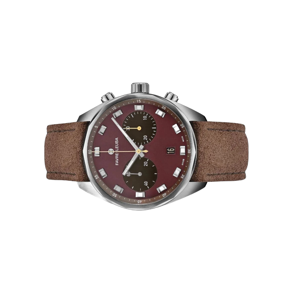 Favre-Leuba Sky Chief 00.10202.08.35.47 Chronograph Burgundy Dial