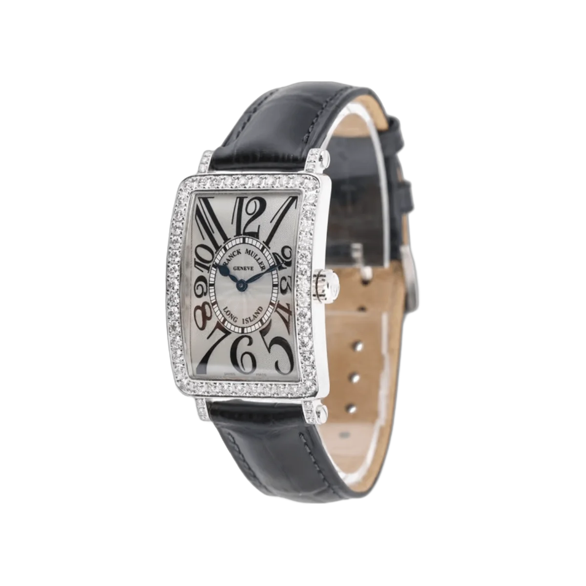 Franck Muller 1000 SC Long Eye Land 18K White Gold Diamond Bezel