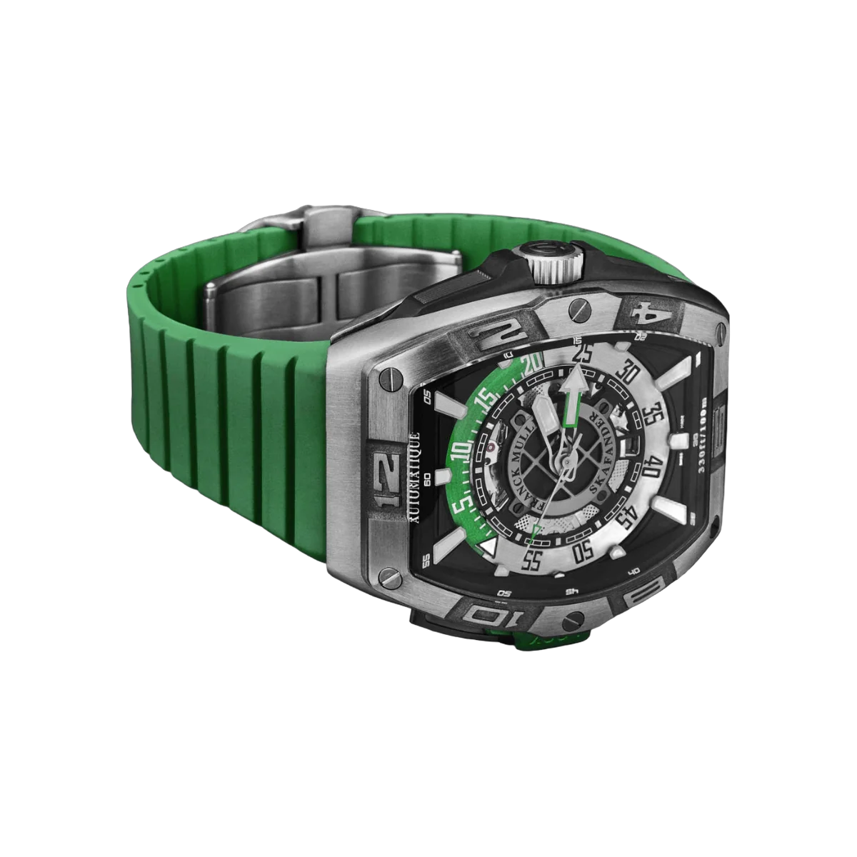 Franck Muller Skafander SKF 43 SC DT TTBR TT VR Automatic Black Dial