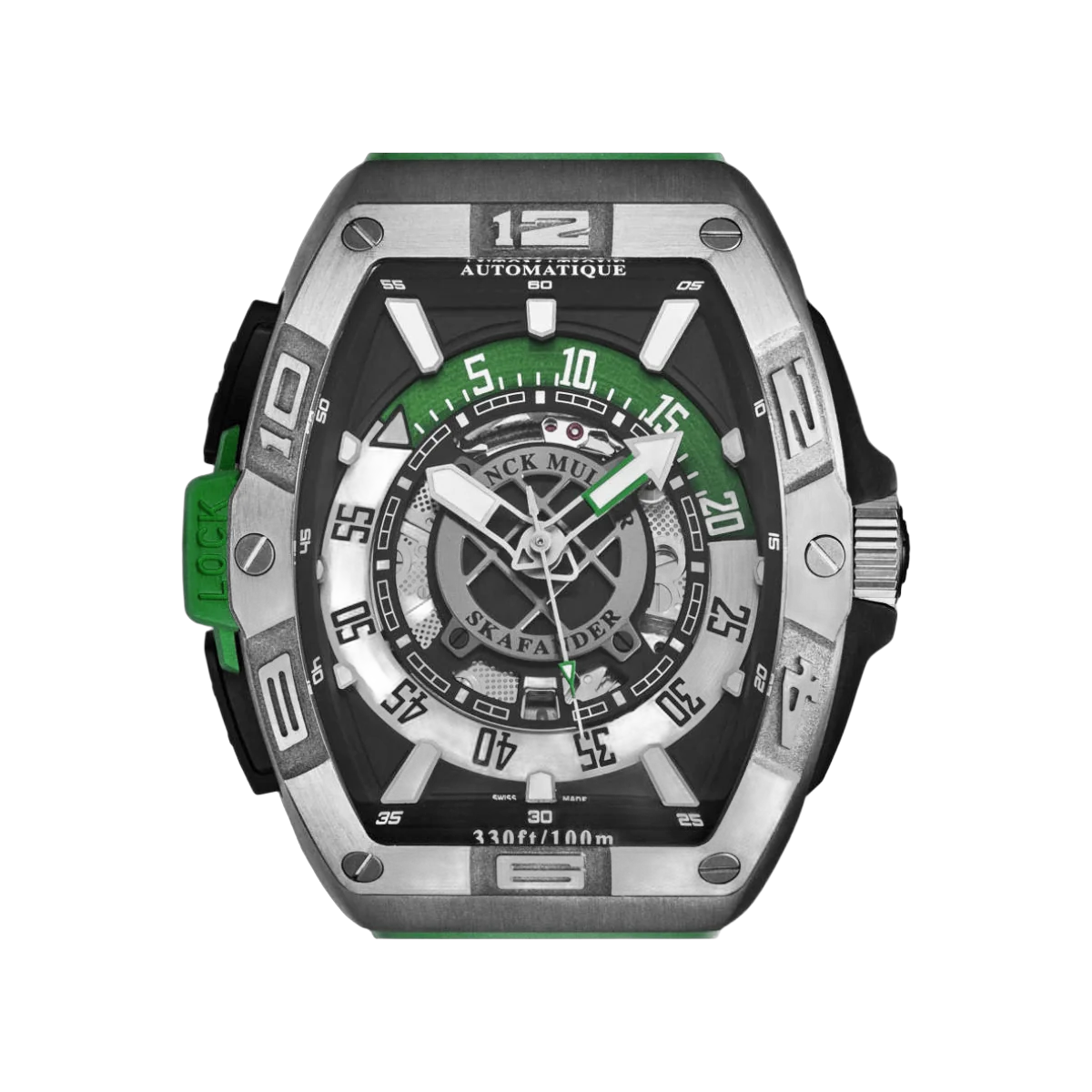 Franck Muller Skafander SKF 43 SC DT TTBR TT VR Automatic Black Dial