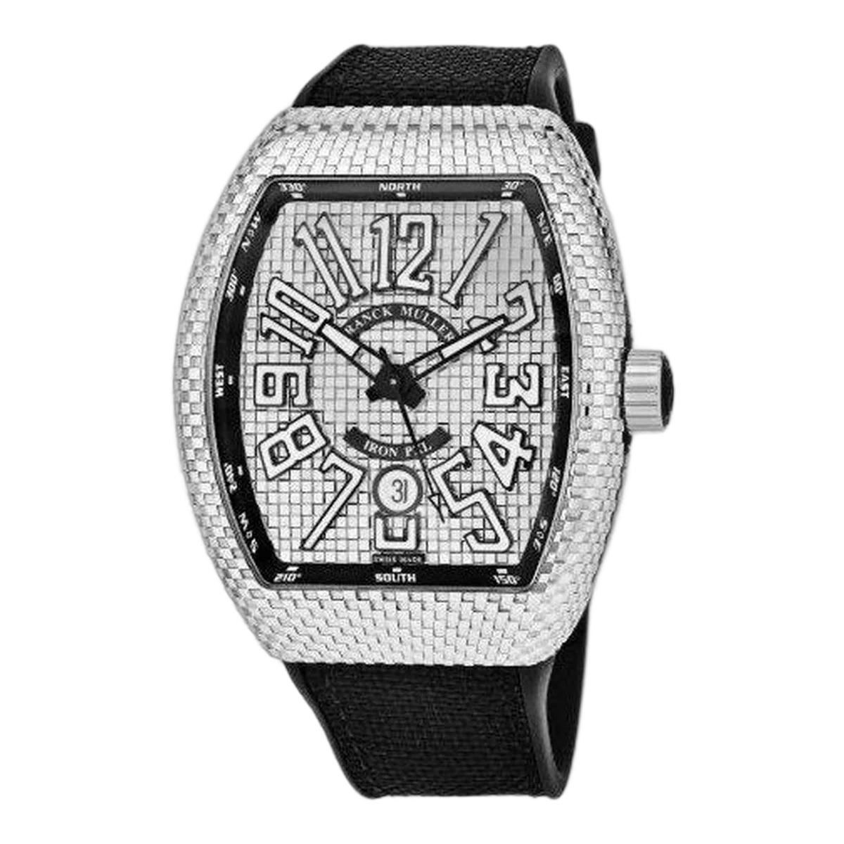 Franck Muller Vanguard Pxl Iron 43mm Herrenuhr aus Edelstahl