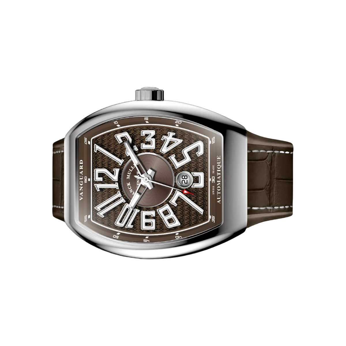 Franck Muller Vanguard V 43 SC DT CLA BN AC BN Stainless Steel 43mm Brown Dial Men's Watch