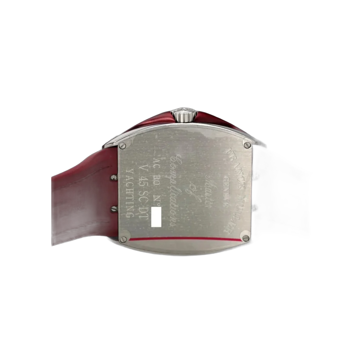Franck Muller Vanguard V45 SC DT AC BO Automatic Burgundy Dial