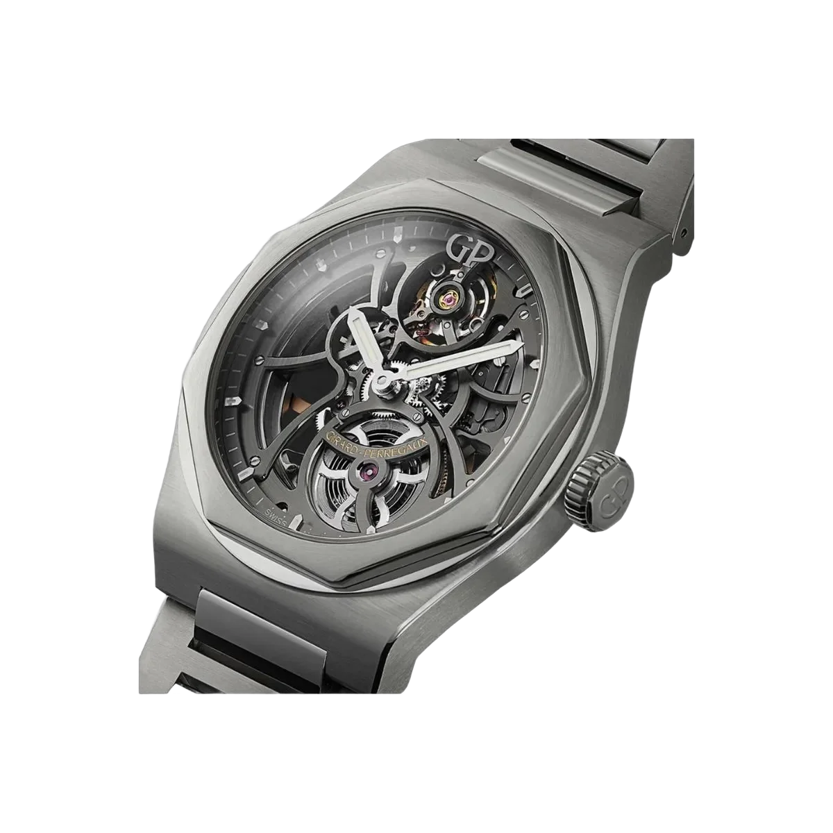 Girard Perregaux Laureato Skeleton Arabic Dial 42Mm Edelstahl Herrenuhr 81015-11-193211A