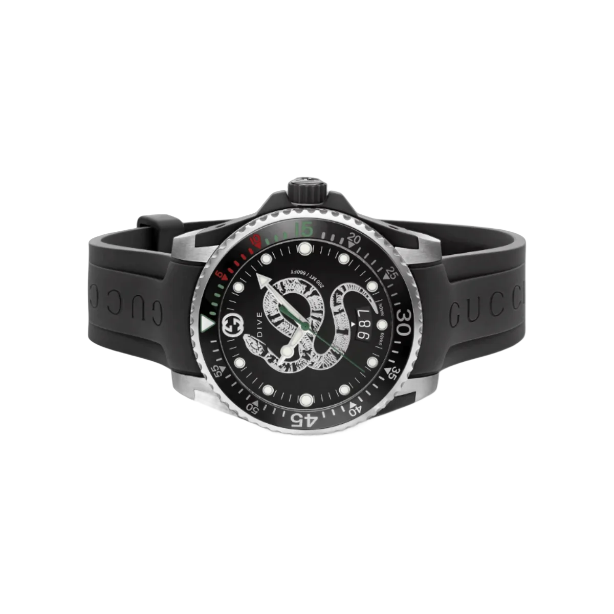 Gucci Dive Quartz Snake YA136323 40mm Black Dial Men’s Watch – additional product photo 4