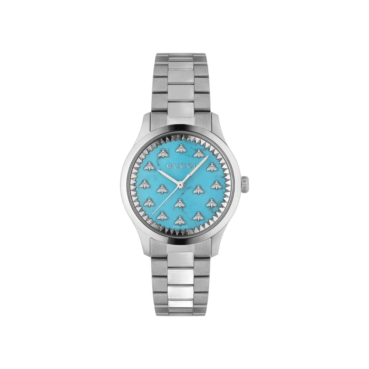 Gucci G-Timeless Quartz YA1265044 32mm Blue Dial Womens Watch