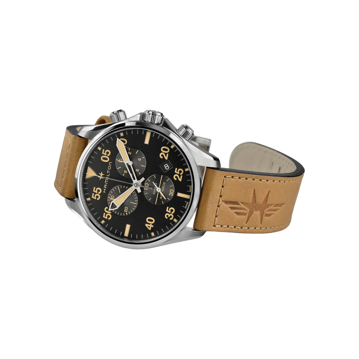 Hamilton Khaki Aviation Pilot H76722531 Stainless Steel 44mm Black Dial Men's Watch – additional product photo 3