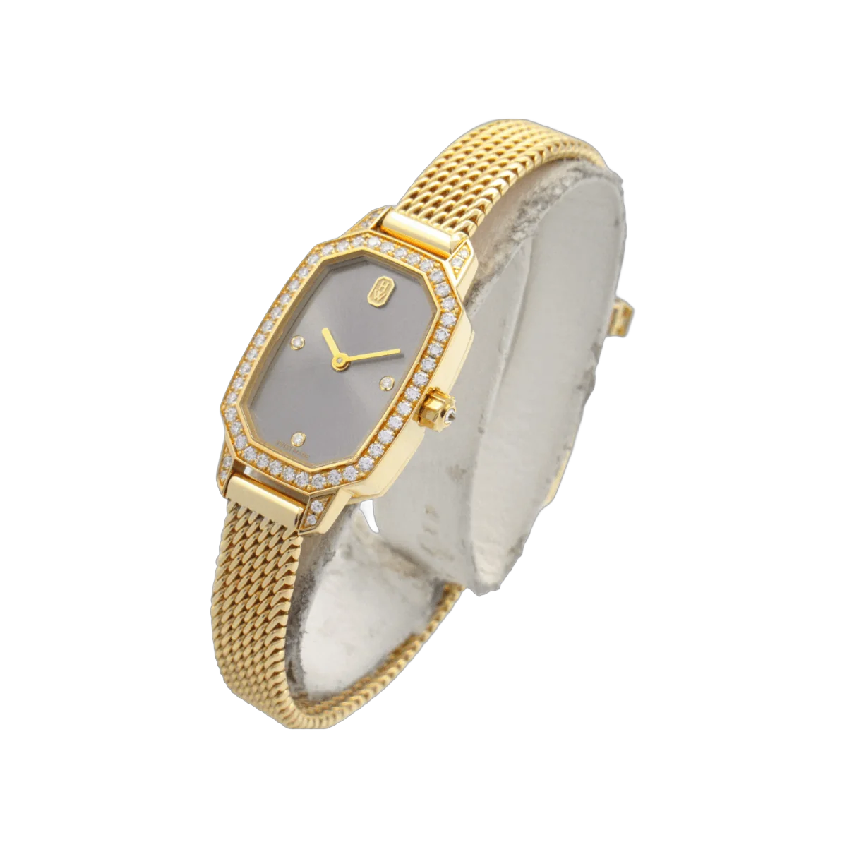Harry Winston Emerald EMEQHM18YY003 18k Roségold 24mm MOP Diamanten Zifferblatt Damenuhr