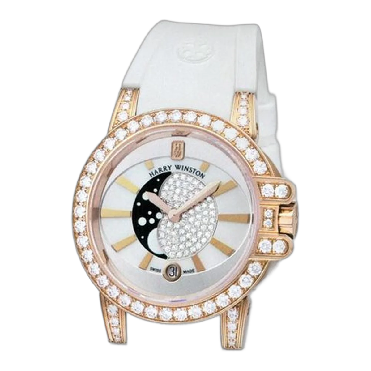 Harry Winston Ocean Lady Moon Phase 36mm Damenuhr