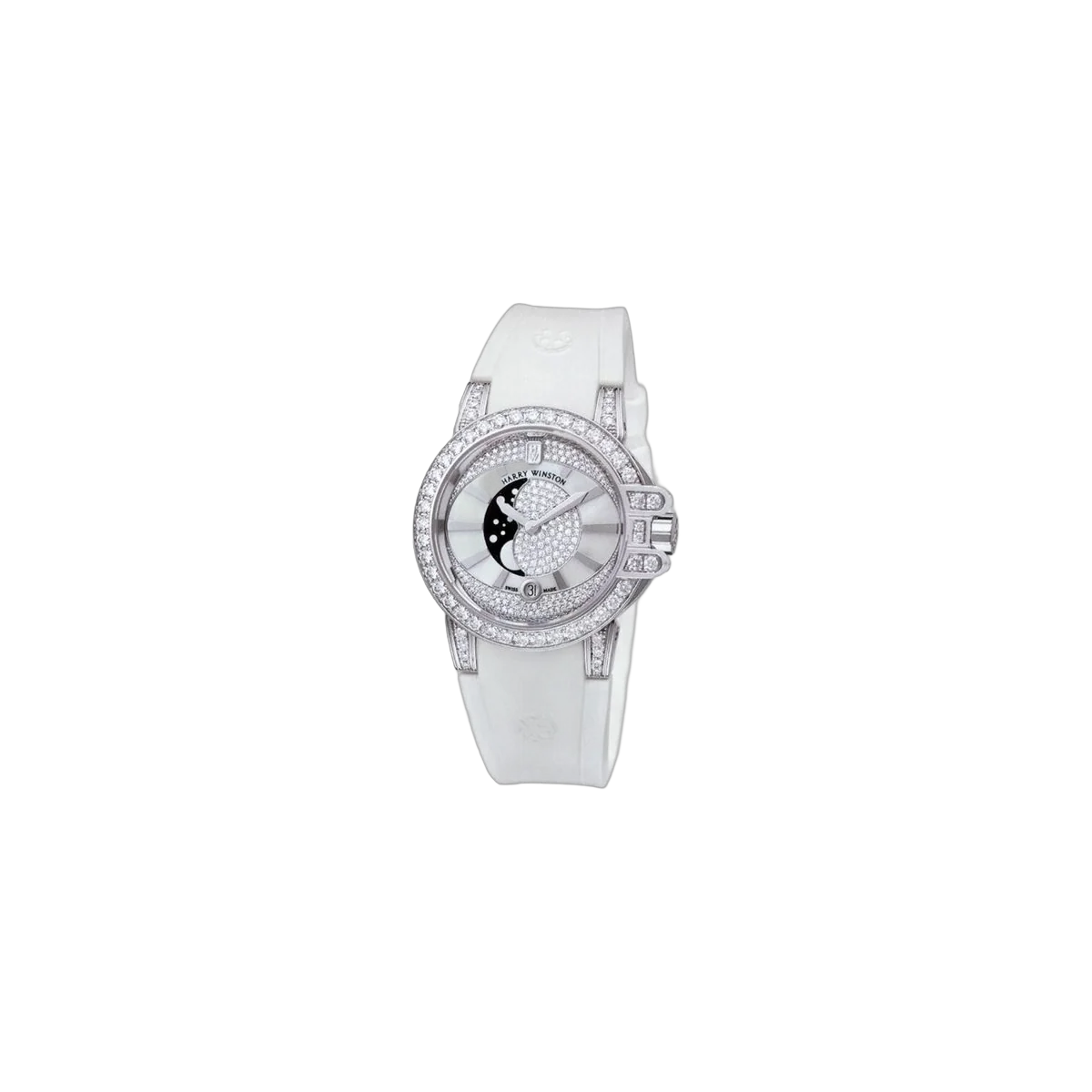 Harry Winston Ocean Lady Moon Phase 36Mm Ladies Watch
