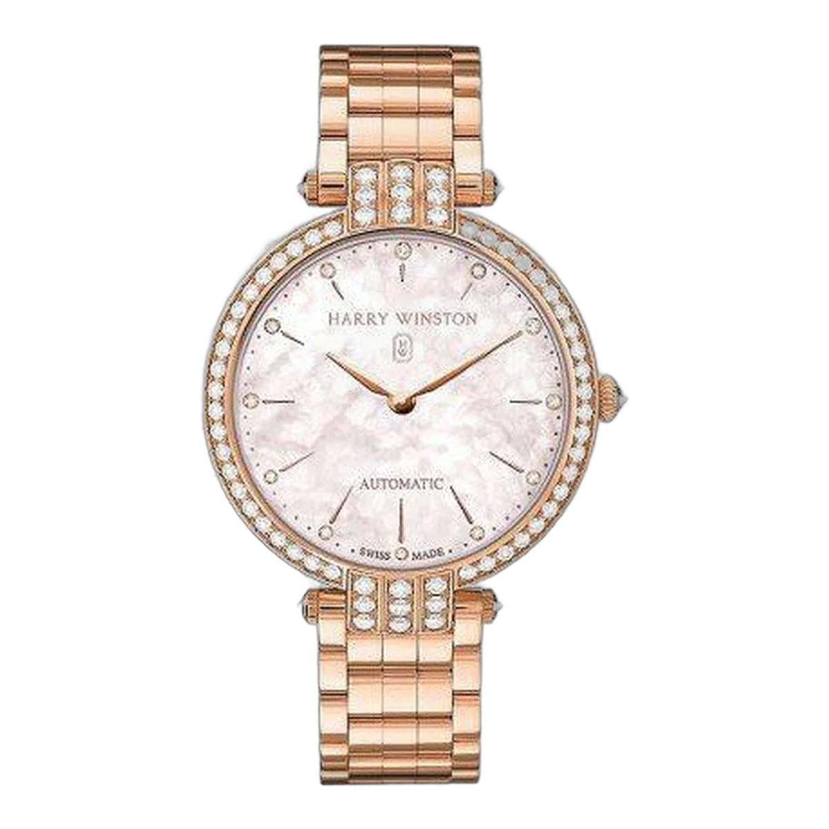 Harry Winston Premier Damenuhr aus 18 Karat Roségold, 36 mm
