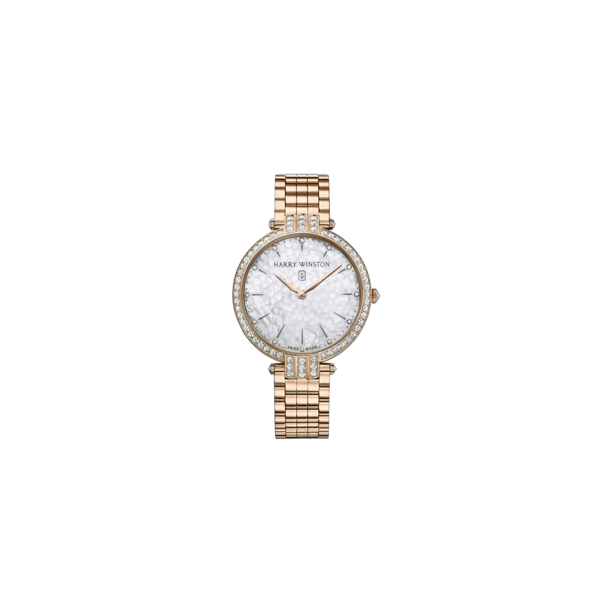 Harry Winston Premier 18Kt Rose Gold 39Mm Ladies Watch